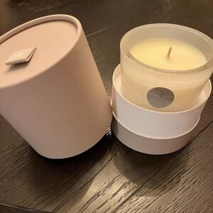 Barefoot Dreams Cream Sandalwood Candle with Holder